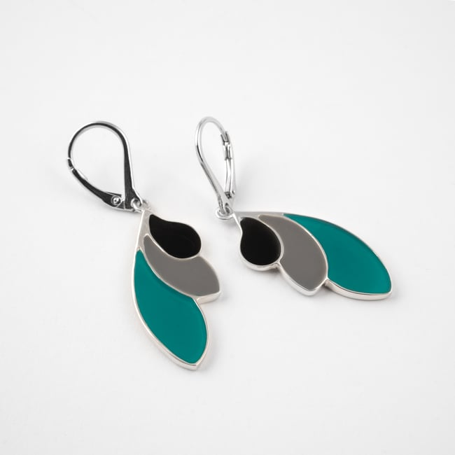 Forever Petals Silver Earrings