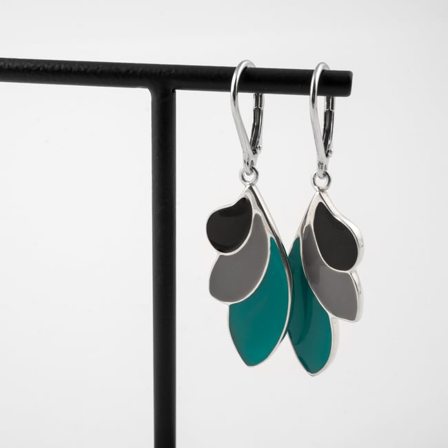 Forever Petals Silver Earrings