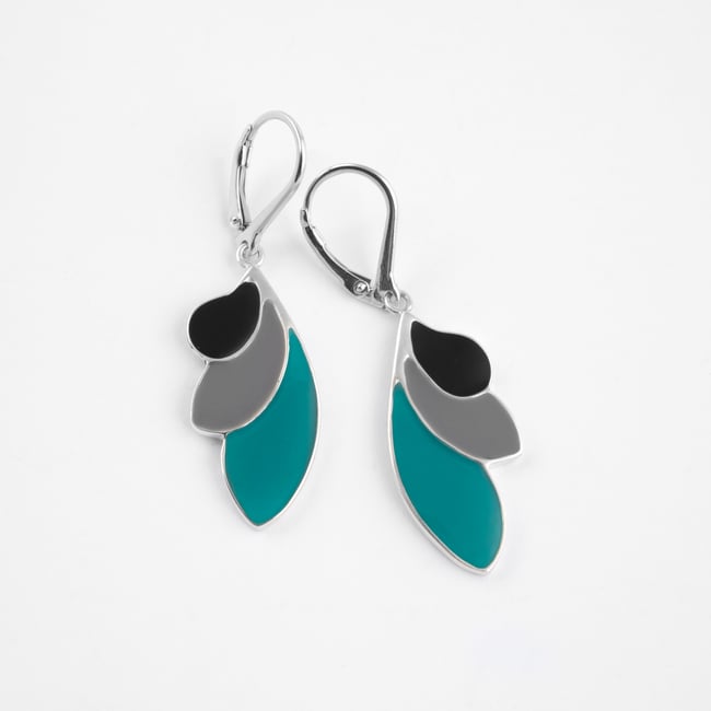 Forever Petals Silver Earrings