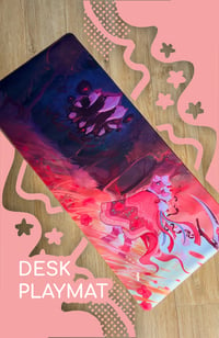 Image 1 of Desk Playmat - Lamb vs Leshy | Cult of the Lamb