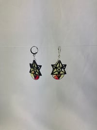 Image 6 of Inter-dimensional Traveler ‘Stained Glass’ Earrings