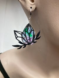 Image 1 of Crystal Connection ‘Stained Glass’ earrings