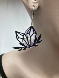 Image 4 of Crystal Connection ‘Stained Glass’ earrings