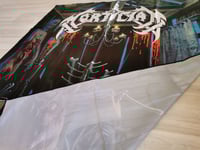 Image 4 of MORTICIAN - Hacked up for barbecue Flag (cloth poster Banner tapestry) Death metal Grindcore