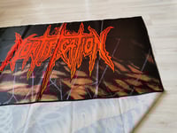 Image 2 of MORTIFICATION - Scrolls of the Megilloth Flag (cloth poster Banner tapestry) Death metal