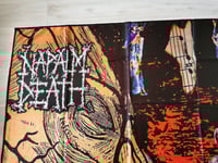 Image 2 of NAPALM DEATH - Harmony corruption Flag (cloth poster Banner tapestry) Death metal Grindcore