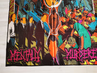 Image 4 of NAPALM DEATH - Mentally murdered Flag (cloth poster Banner tapestry) Death metal Grindcore