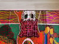 Image 3 of NAPALM DEATH - Mentally murdered Flag (cloth poster Banner tapestry) Death metal Grindcore