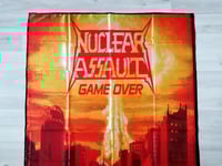 Image 3 of NUCLEAR ASSAULT - Game over Flag (cloth poster Banner tapestry) Thrash metal