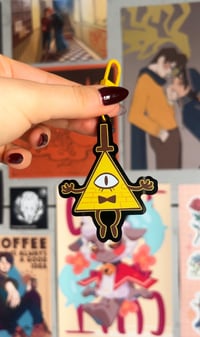 Image 1 of Bill Cypher Keychain | Gravity Falls