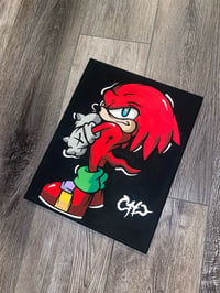 Knuckles Canvas Painting 