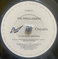 Image 2 of The Proclaimers : I'm Gonna Be (500 miles), framed 7" vinyl record