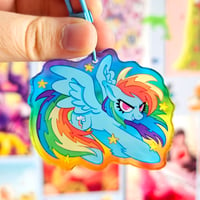 Image 4 of My Little Pony Friendship is Magic Gen 4 Colourful Acrylic Keychains