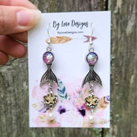 Image 2 of Magical Mermaid Earrings | Little Mermaid Tail Earrings