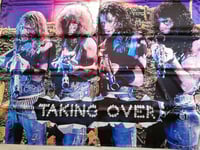 Image 4 of BENEDICTION - Taking over Flag 3' x 3' (cloth poster Banner tapestry) Thrash metal