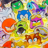 Image 1 of Sonic the Hedgehog Acrylic Pins