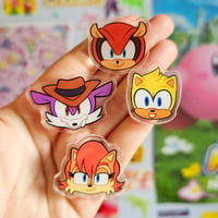 Image 7 of Sonic the Hedgehog Acrylic Pins