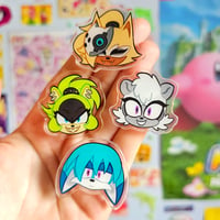 Image 8 of Sonic the Hedgehog Acrylic Pins