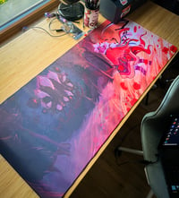 Image 3 of Desk Playmat - Lamb vs Leshy | Cult of the Lamb