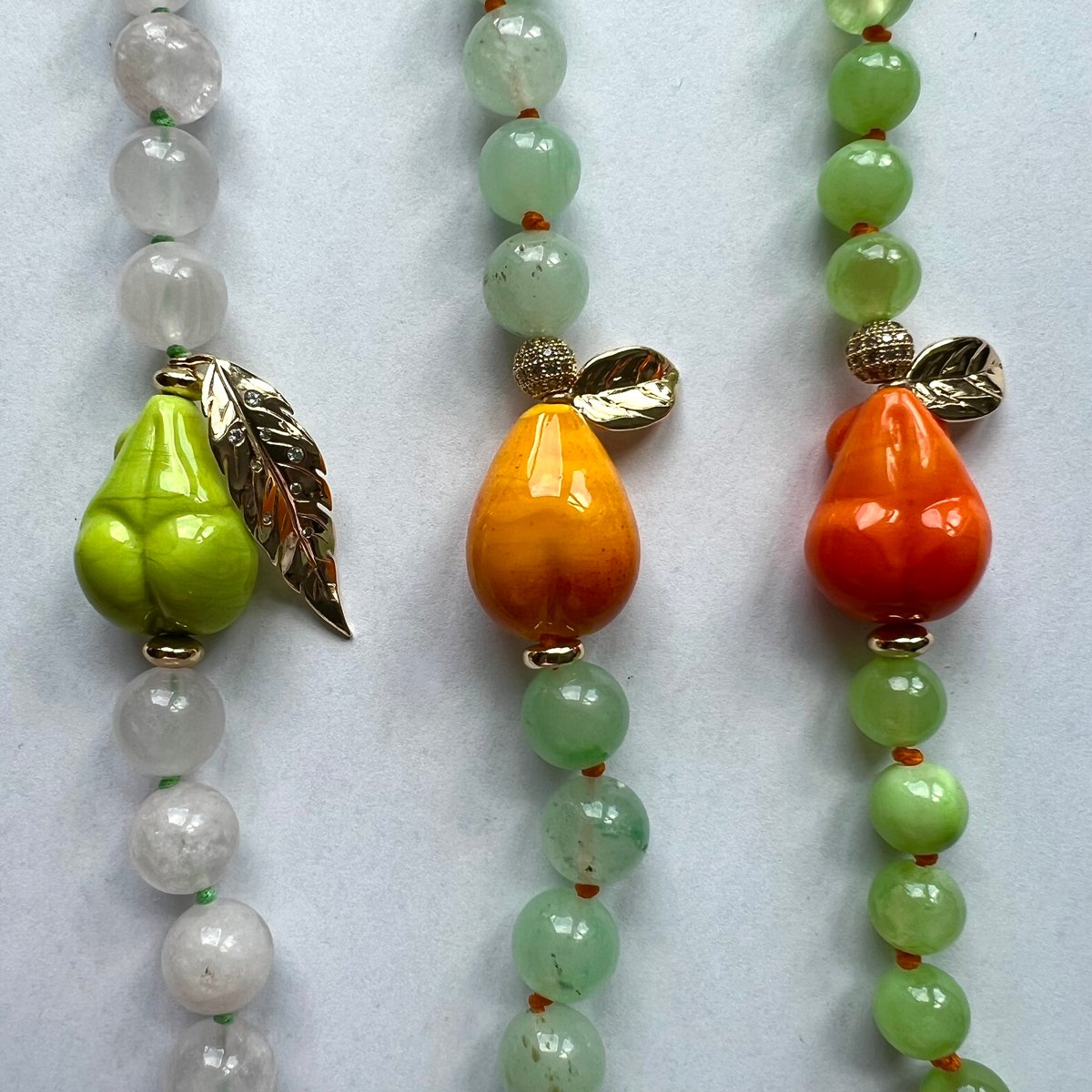 Image of The Pear lady necklace