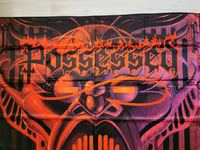 Image 2 of POSSESSED - Beyond the gates Flag 3' x 3' (cloth poster Banner tapestry) Old school Death metal