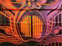 Image 3 of POSSESSED - Beyond the gates Flag 3' x 3' (cloth poster Banner tapestry) Old school Death metal