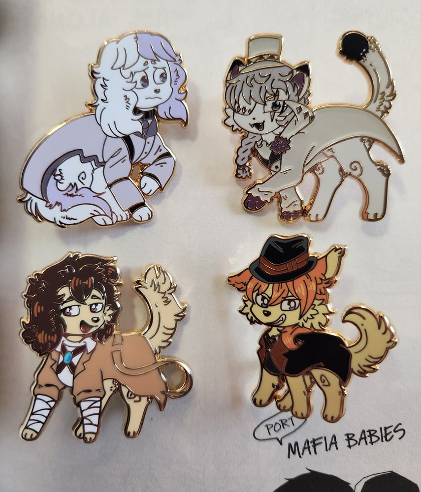 Image of BSD dog pins