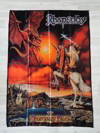 Image 1 of RHAPSODY OF FIRE - Legendary tales Flag (cloth poster Banner tapestry) Death metal