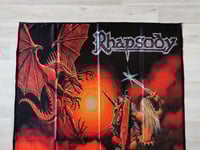 Image 2 of RHAPSODY OF FIRE - Legendary tales Flag (cloth poster Banner tapestry) Death metal