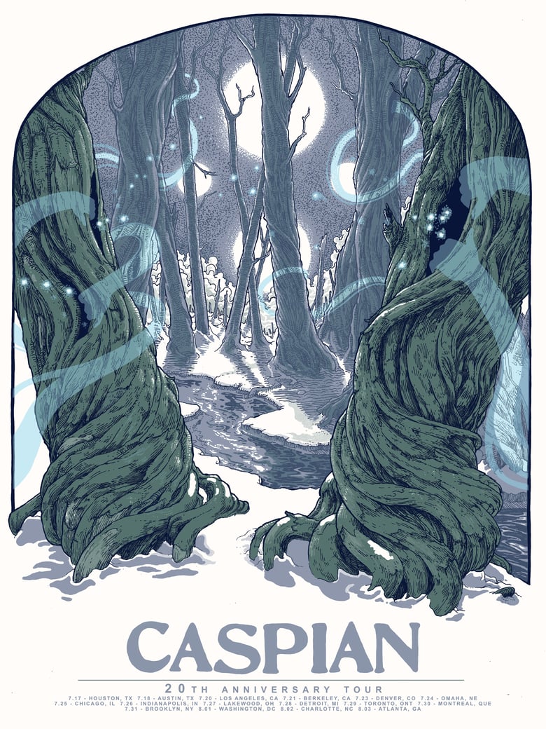 Image of Caspian - 20th Anniversary Tour poster