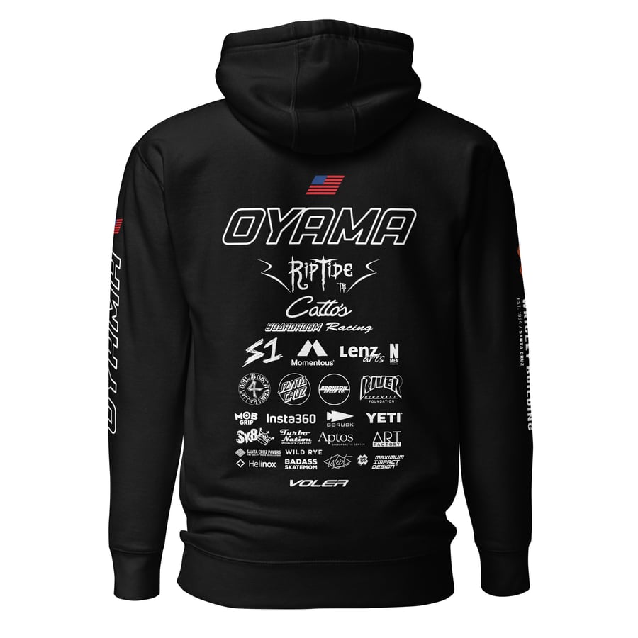 Image of Oyama NorCal Slalom Skateboard Racing Team Hooded Sweat Shirt