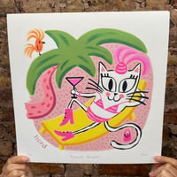 Image 2 of 'Pussycat's paradise' Fine art print