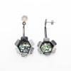 Boucles d’oreilles collection Bricolage- Fleur abalone