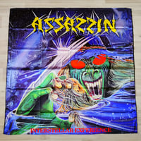 Image 1 of ASSASSIN - Interstellar experience Flag 3' x 3' (cloth poster Banner tapestry) German thrash metal