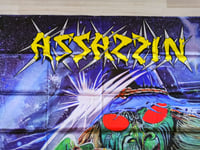 Image 2 of ASSASSIN - Interstellar experience Flag 3' x 3' (cloth poster Banner tapestry) German thrash metal