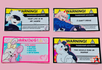 Image 1 of Anime Warning Label