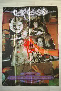 Image 1 of CARCASS - Necroticism Flag (cloth poster Banner tapestry) Death metal Grindcore