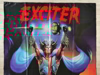 Image 2 of EXCITER - Long live the loud Flag (cloth poster Banner tapestry) Canadian thrash speed metal