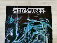 Image 3 of HOLY MOSES - The new machine of Lichtenstein Flag (cloth poster Banner tapestry) Thrash metal