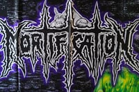 Image 5 of MORTIFICATION - Mortification Flag (cloth poster Banner tapestry) Old school Death metal