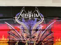 Image 2 of NIFELHEIM - Devil's force Flag 3' x 3' (cloth poster Banner tapestry) Thrash Black metal