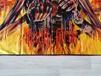 Image 4 of NIFELHEIM - Devil's force Flag (cloth poster Banner tapestry) Black metal
