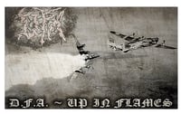 D.F.A. ~ Up In Flames Large Flag