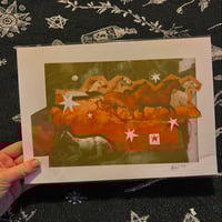 Image 3 of Horse Collage print (A4)