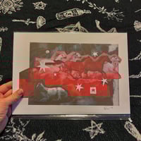 Image 4 of Horse Collage print (A4)