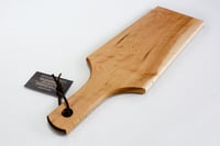 Image 1 of Hardwood Maple Cutting Charcuterie Board, Solid Maple Wood Cheese Board, Wooden Cutting Board