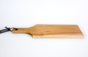 Image of Hardwood Maple Cutting Charcuterie Board, Solid Maple Wood Cheese Board, Wooden Cutting Board