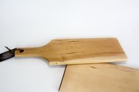 Image 8 of Hardwood Maple Cutting Charcuterie Board, Solid Maple Wood Cheese Board, Wooden Cutting Board