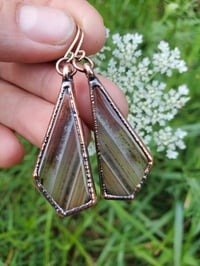 Image 3 of Agate Slice Earrings 