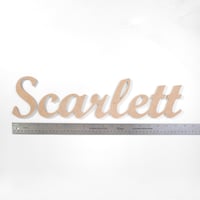 Image 2 of Custom Wooden Name